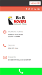 Mobile Screenshot of bandbmovers.com